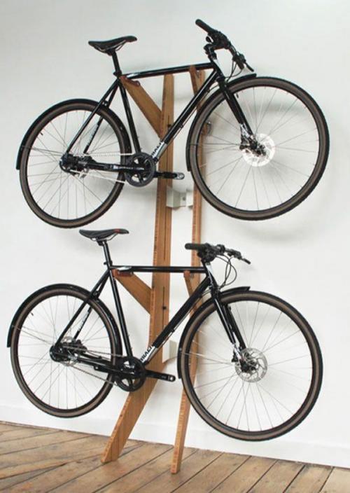 Хранение велосипеда на стене. Возможные методы крепления