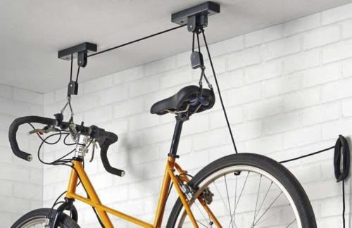 Хранение велосипеда на стене. Возможные методы крепления