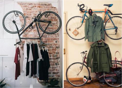 Шкаф для велосипеда в квартире. Где хранить велосипед в маленькой квартире