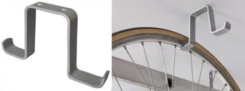 Хранение велосипеда на стене. Кронштейны, горизонтальные и вертикальные крепления, фото