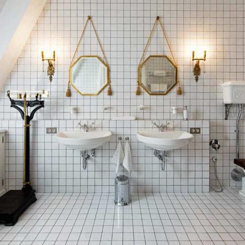 Белая плитка в ванной комнате: интересные идеи декора, 200 фото. Особенности применения белого кафеля в дизайне интерьера