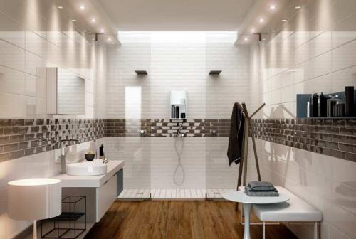 Белая плитка в ванной комнате: интересные идеи декора, 200 фото. Особенности применения белого кафеля в дизайне интерьера