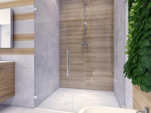 Плитка под дерево в маленькой ванной. Плитка под дерево в ванной: правила выбора и укладки. ТОП-115 фото лучших вариантов отделки туалета и санузла кафелем под дерево