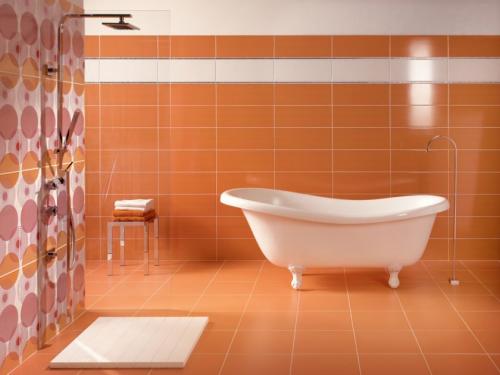 Декор для ванной комнаты на стену из плитки. Какой декор кафельной плитки можно использовать в ванной комнате 10