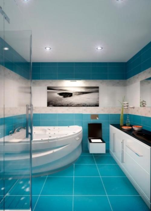 Декор для ванной комнаты на стену из плитки. Какой декор кафельной плитки можно использовать в ванной комнате 21