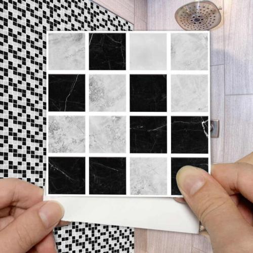 Декор для ванной комнаты на стену из плитки. Какой декор кафельной плитки можно использовать в ванной комнате 05