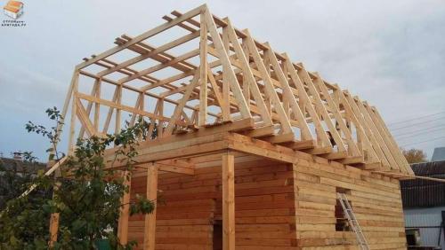 Как сделать массивную крышу в стиле мансарды своими руками 09
