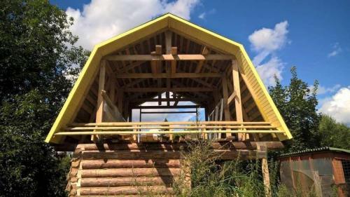 Как правильно установить стропила для мансардной ломаной крыши