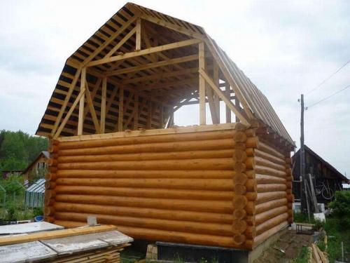 Как сделать массивную крышу в стиле мансарды своими руками 05
