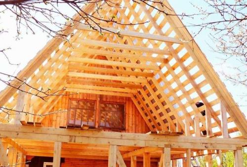 Как сделать массивную крышу в стиле мансарды своими руками 08