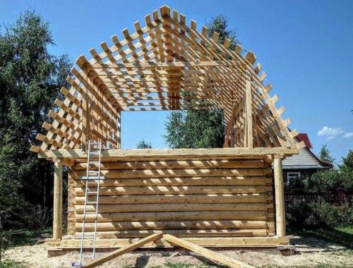 Как сделать массивную крышу в стиле мансарды своими руками 03