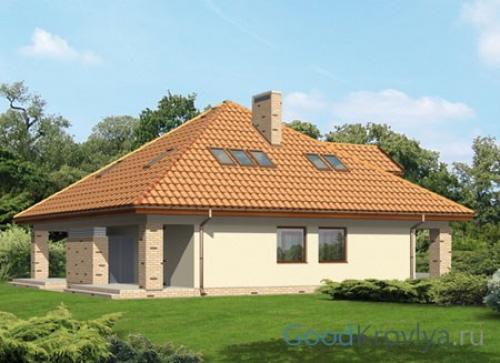 Ломаная четырехскатная крыша: простой способ улучшить внешний вид вашего дома 01 Ломаная четырехскатная крыша: простой способ улучшить внешний вид вашего дома 01