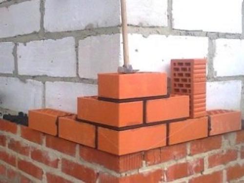 Дом из красного керамического кирпича. Виды кирпича 04