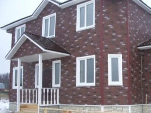 Красивые дома из кирпича. Строительство дома из керамического кирпича красного цвета 11 Красивые дома из кирпича. Строительство дома из керамического кирпича красного цвета 11