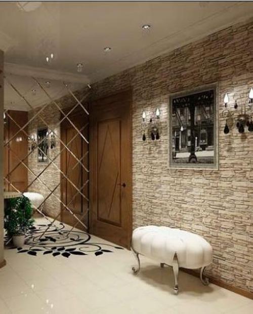 Какие функции могут быть реализованы в круглом настенном зеркале в раме.  №1. Выбираем тип зеркала для прихожей