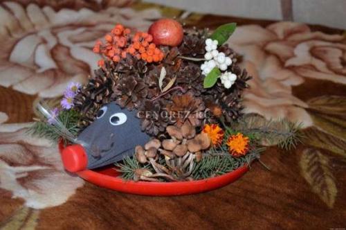Садовый ежик из пластиковой бутылки. Декоративный ежик из пластиковой бутылки 10