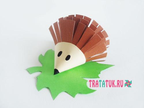 Как сделать ежика: детские поделки из разных материалов