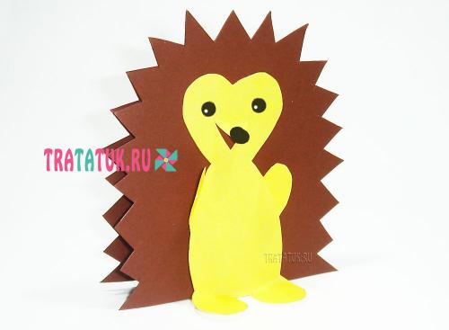 Как сделать ежика: детские поделки из разных материалов
