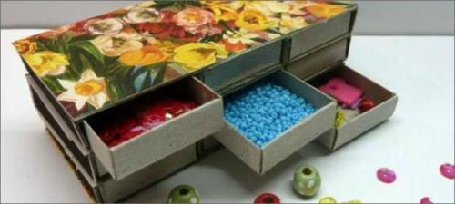 Чудеса из вторичного сырья. Из пустых спичечных коробков