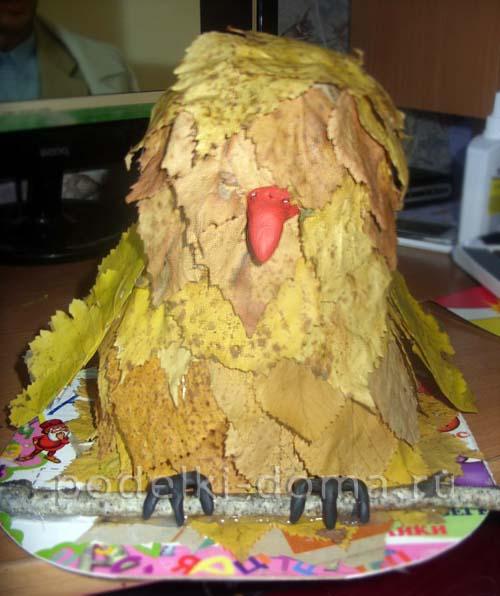 Как сделать сову из листьев. Поделка из листьев «Золотая совушка» Отредактирова. 2020