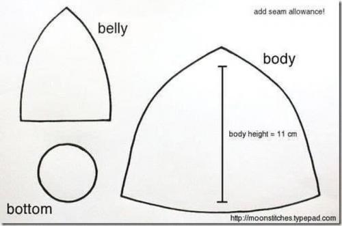 Сова своими руками из ткани. Как сшить игрушечных совушек в закладки 8