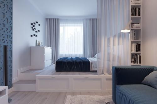 Как зонировать пространство в однокомнатной квартире для разных целей. Как зонировать однокомнатную квартиру: идеи дизайна