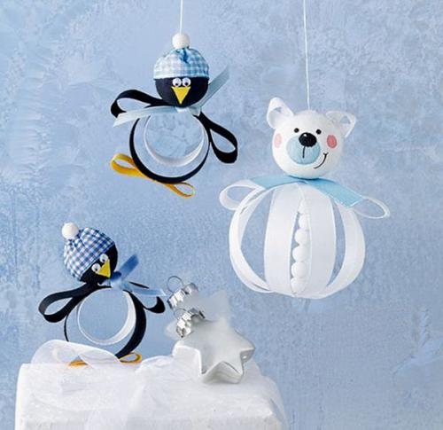 Елочные игрушки своими руками из бумаги. Как сделать из бумаги новогодние игрушки на ёлку