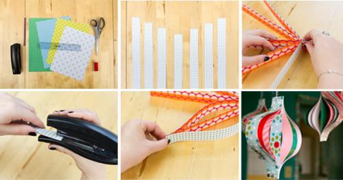 Елочные игрушки своими руками из бумаги. Как сделать из бумаги новогодние игрушки на ёлку