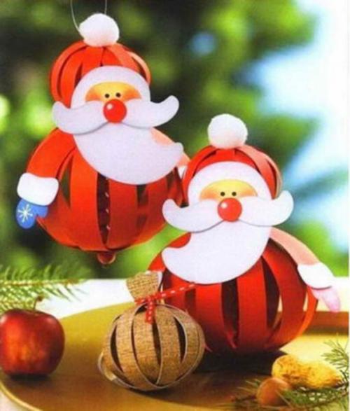 Елочные игрушки своими руками из бумаги. Как сделать из бумаги новогодние игрушки на ёлку