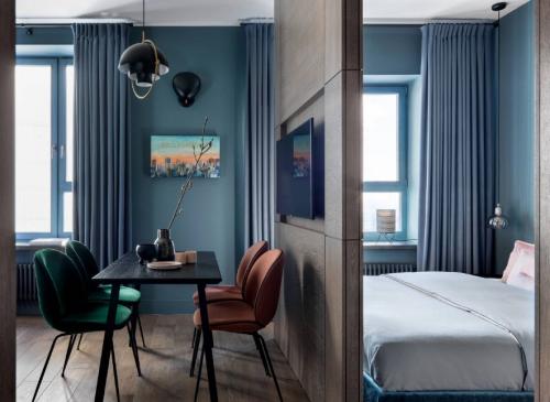 Зонирование однокомнатной квартиры стеллажом. Зонирование однокомнатной квартиры: 50+ фото лучших решений