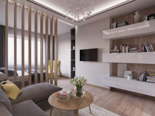 Дизайн однокомнатной квартиры 2020. Красивый дизайн однокомнатной квартиры в современном стиле