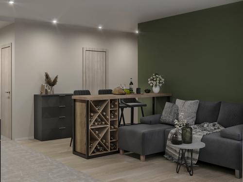 Можно ли использовать разделочные столы или барные стойки в однокомнатной квартире 19 кв. м. Показываем, какими способами можно разместить барную стойку на маленькой кухне и как сделать ее максимально полезной и функциональной.