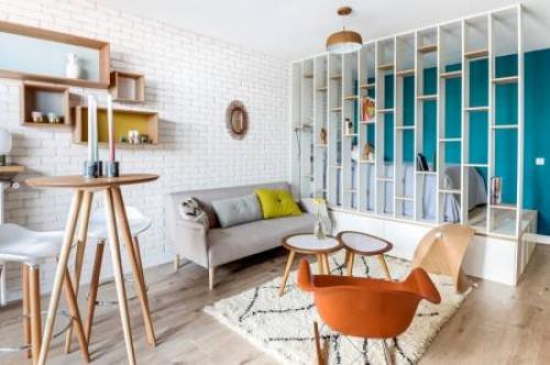 Как зонировать пространство в однокомнатной квартире 40 кв.м. Дизайн однокомнатной квартиры 40 кв.м. (80 фото)