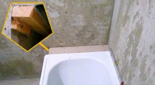 Укладка плитки на ванну. Подготовка