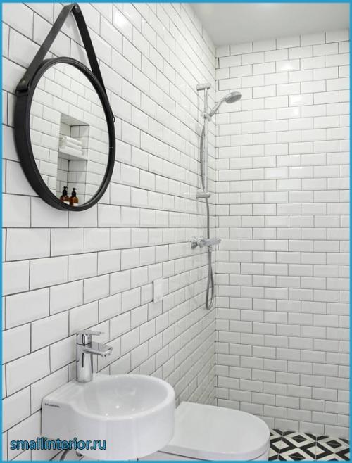 Плитка кабанчик в маленькой ванной. Основные особенности и достоинства плитки кабанчик