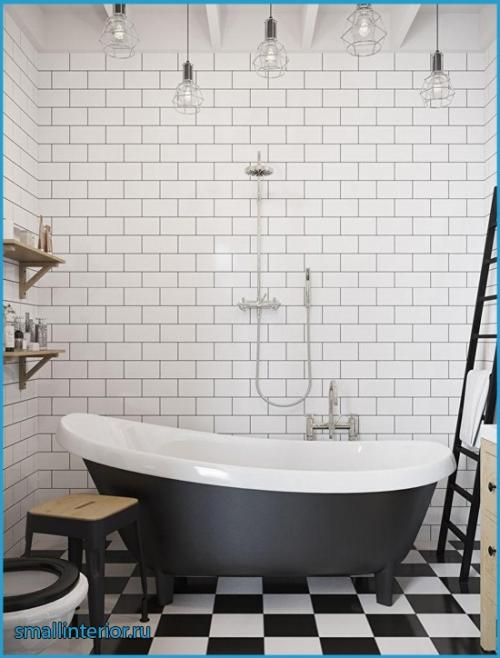 Плитка кабанчик в маленькой ванной. Основные особенности и достоинства плитки кабанчик