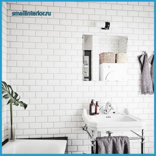 Плитка кабанчик в маленькой ванной. Основные особенности и достоинства плитки кабанчик