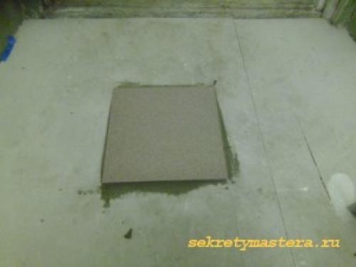 Откуда начинать укладывать плитку на пол. Секреты укладки плитки на пол, все нюансы