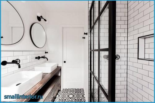 Плитка кабанчик в маленькой ванной. Основные особенности и достоинства плитки кабанчик