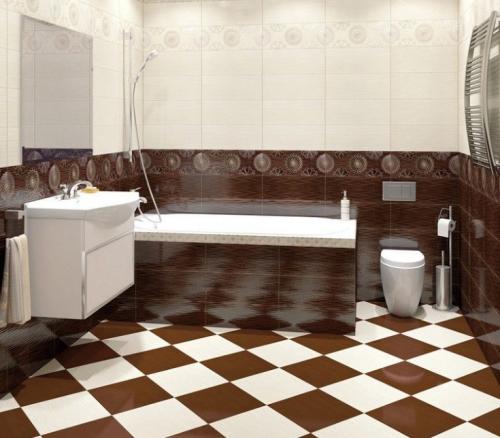 Варианты раскладки плитки в ванной. (+56 фото) Грамотная раскладка плитки в ванной