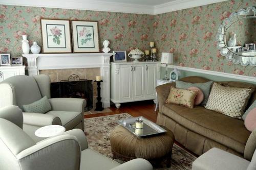 Какие обои поклеить в зале. Виды обоев