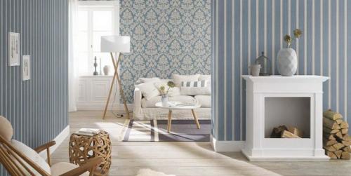 Как скомбинировать обои в зале двух видов. Комбинирование обоев в гостинной (120 фото)