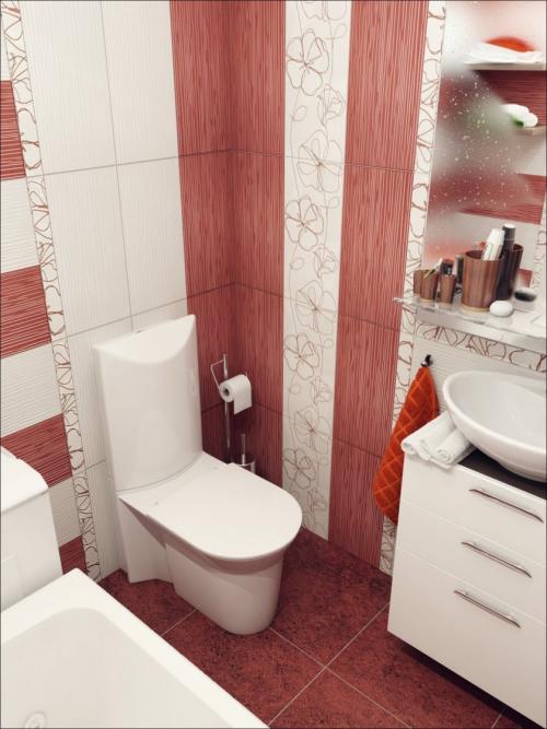 Ванна с плиткой на половину. Правила оформления и дизайн плитки в маленькой ванной комнате