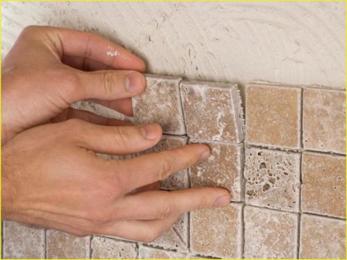 Как класть плитку на стену в ванной. Процесс укладки 02 Как класть плитку на стену в ванной. Процесс укладки 02