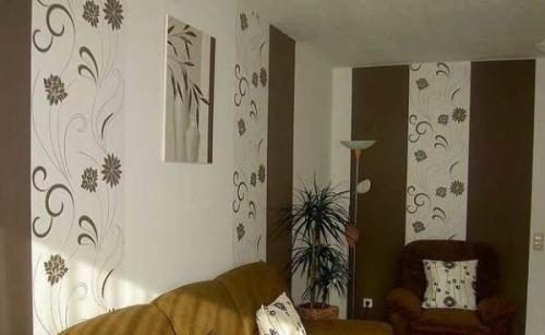 Как скомбинировать обои в зале. Как скомпоновать