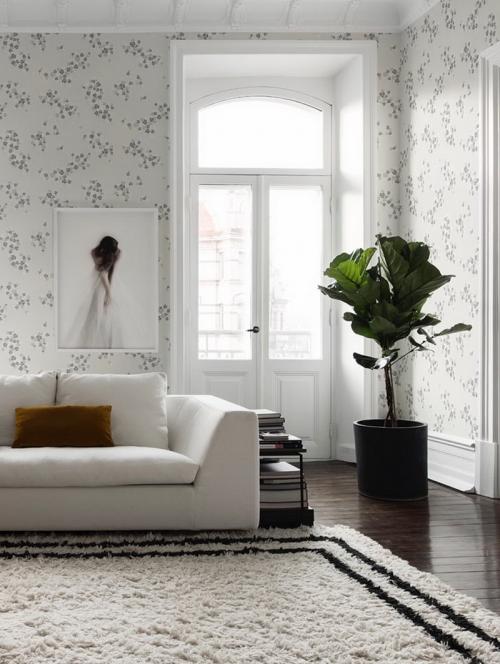 Какие обои сейчас в моде для зала. Обои в современном стиле: тенденции и советы по выбору (100 фото)