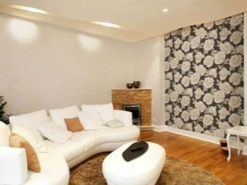 Комбинирование обоев двух цветов. Способы сочетания 19