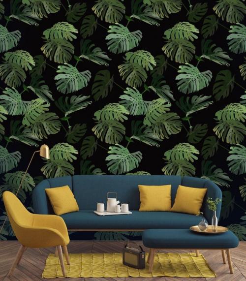 Теплые цвета обоев для зала. Виды обоев для зала