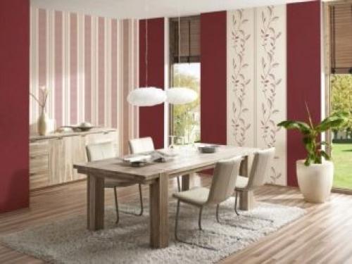 Комбинирование обоев двух цветов. Способы сочетания 22