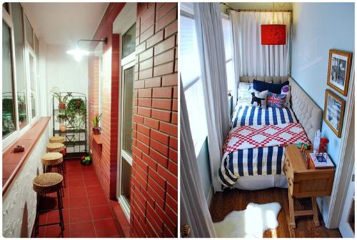 Какая температура зимой на застекленном балконе. Шторы и жалюзи 02